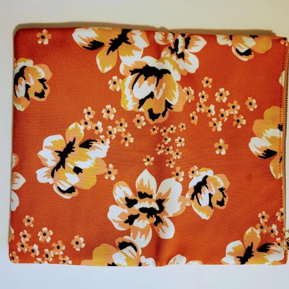 Rachel Pally Foldover Leather/Canvas Clutch Bag - Picture 4 of 8